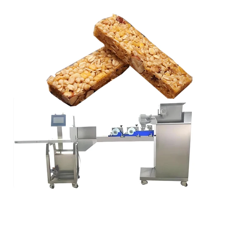 Soft Peanut Candy Bar Making Cake Cutting Machine/Protein Energy Bar Package