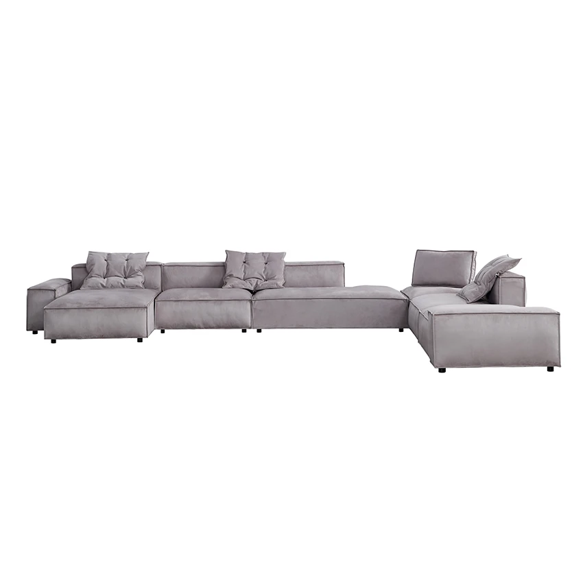 Home furniture living room modern natuzzi leather sofa combination pure leather sofa set for living room