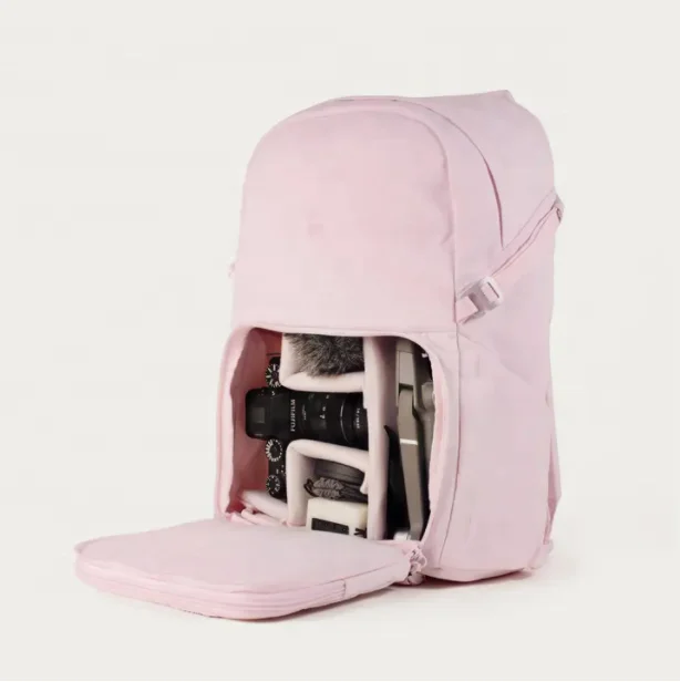 
Lulu&lucy CUSTOM LOGO Womens Camera Video Bags Pink <span style=