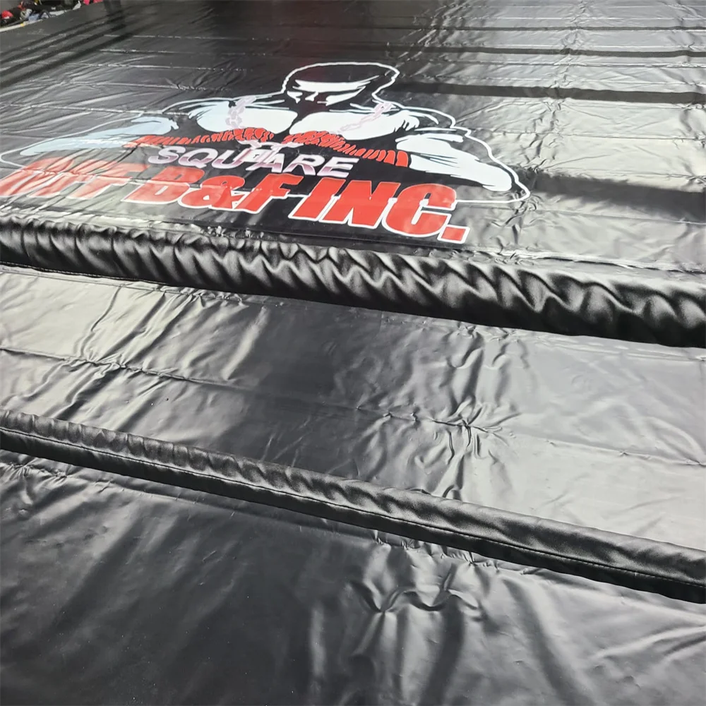 Good Quality Posts Competition Standard Boxing Ring With Strong Canvas