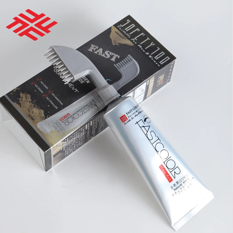 Premium FastColor Non Allergic Instant Hair Color Comb Wholesale Hair Dye