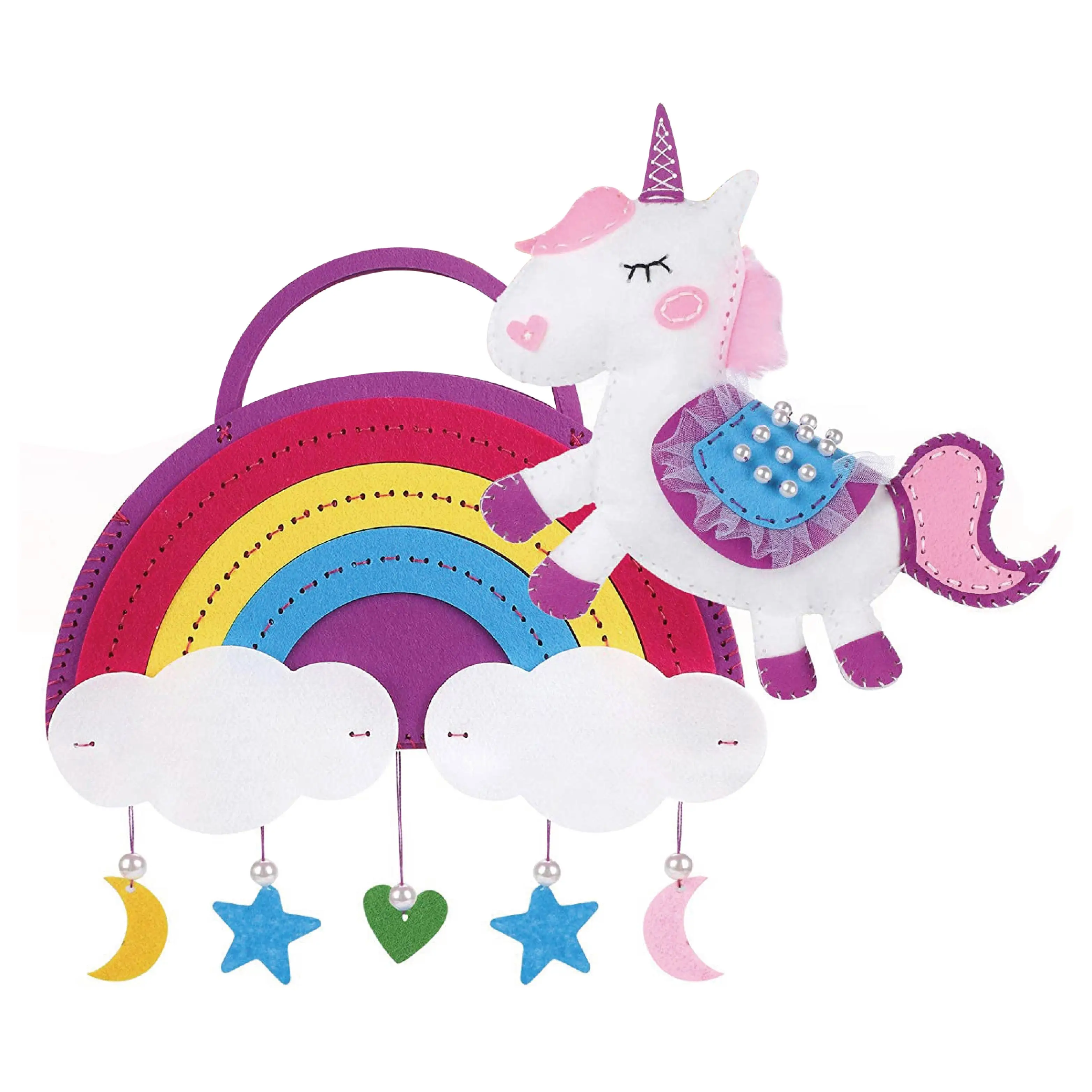 Wholesale Toys Kids DIY Art and Craft Kit Make Your Own Unicorn Sewing Kit For Children