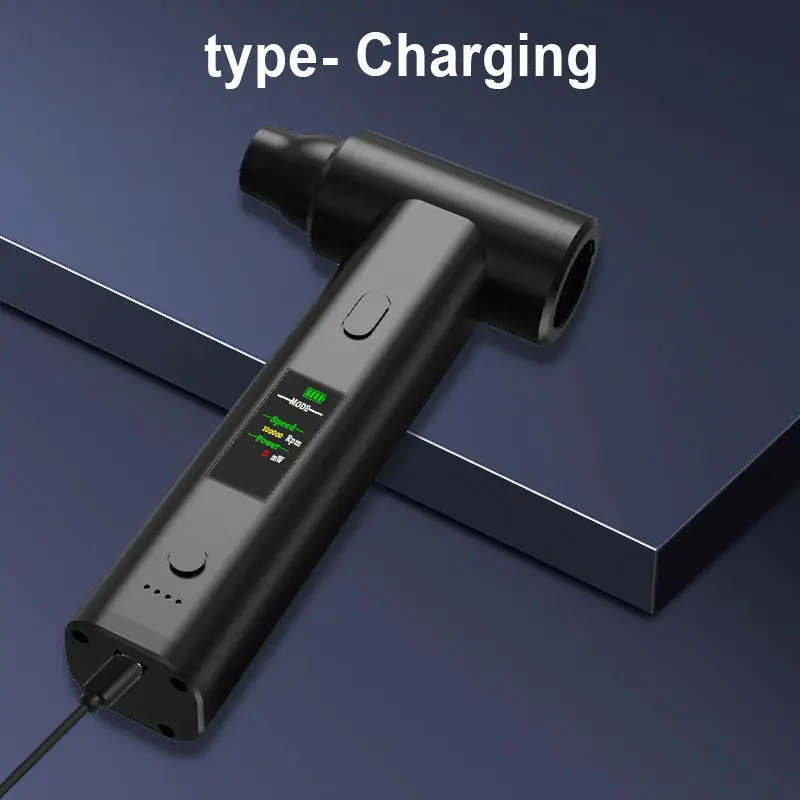 Multi-function 120000RPM Powerful Electric Air Duster Strong Dust Blower Mini Turbo Fan with Window Breaker