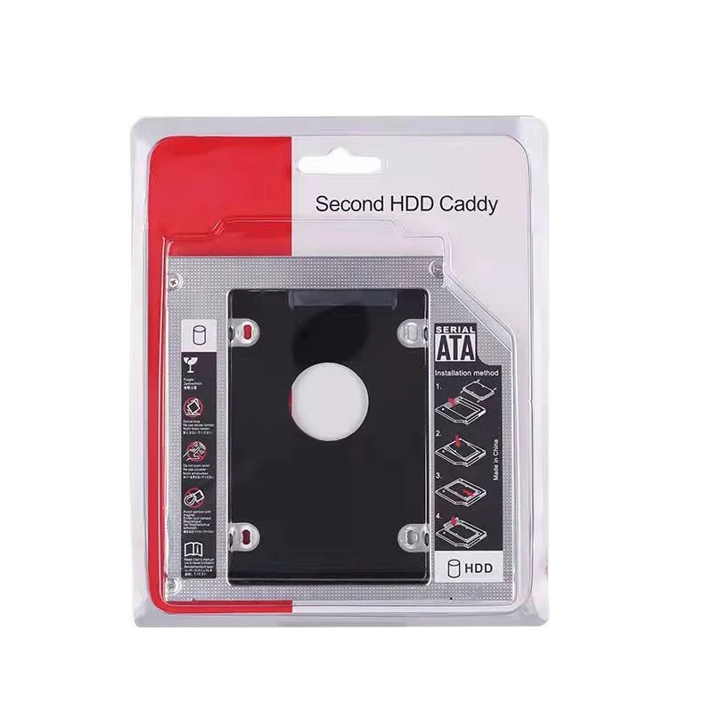 Алюминиевый 9 0/9 5/12 7 мм hdd caddy 2 5 дюйма SATA I/II/III/HDD/SSD Hdd Caddy для