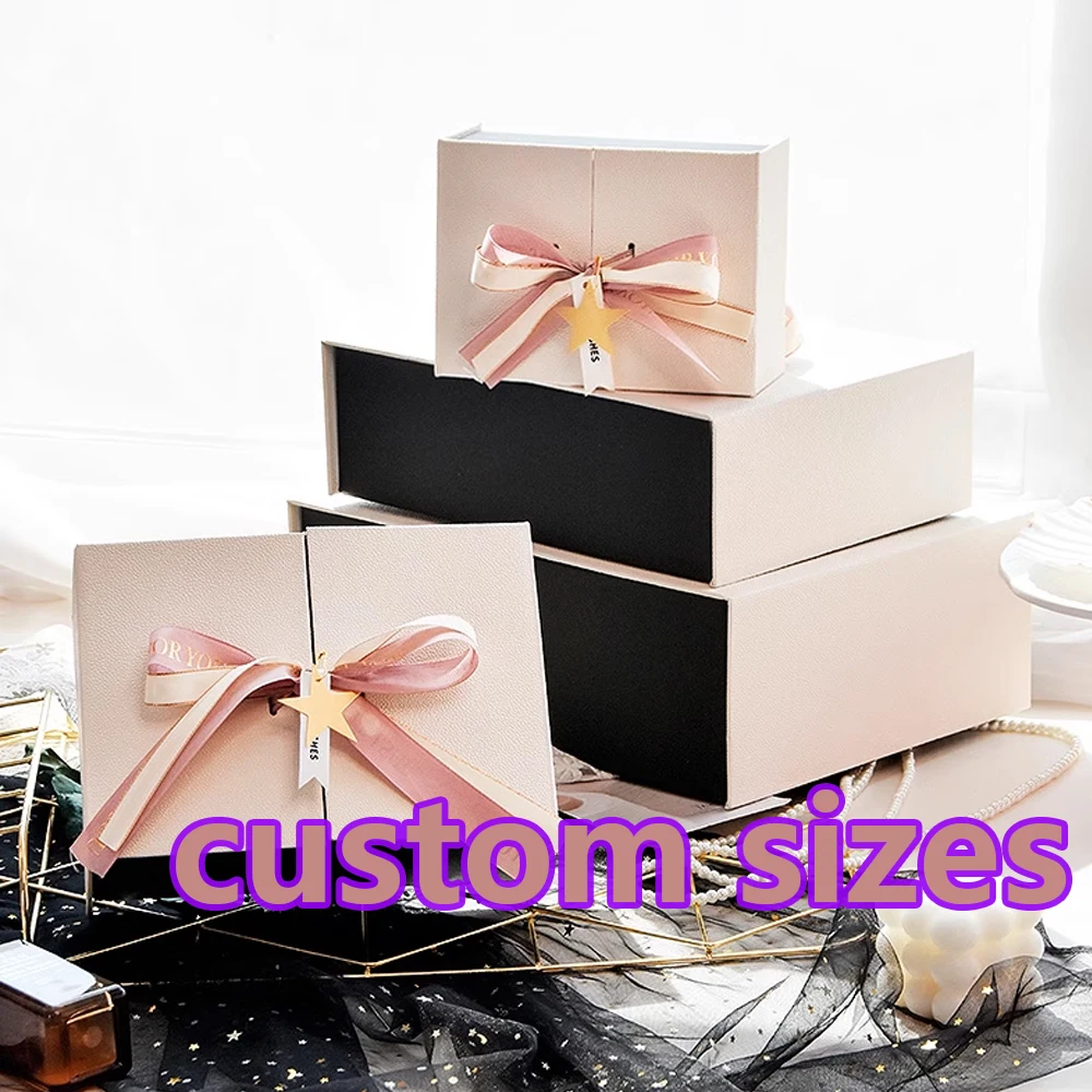Premium Pink Paper Mini Baby Gift Luxury Custom Shoe Box Packaging With Logo