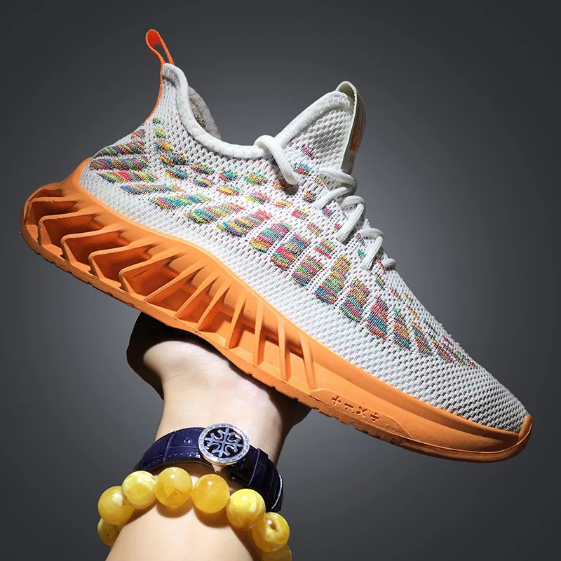 Factory made oem light weight men sport sneakers casual walking shoes