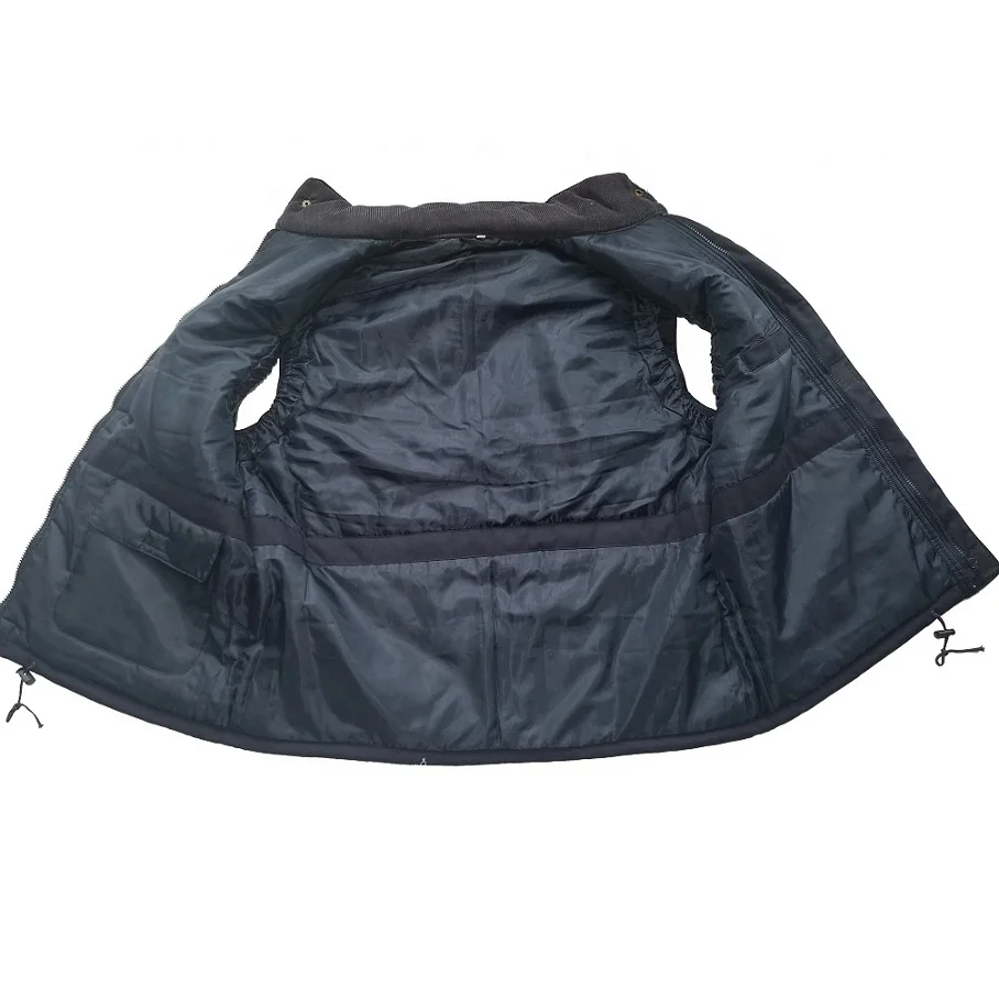 Reflective tape padded quilted working vest HI VIS Trucker body warm waistcoat Outdoor High visible Hunting Fishing