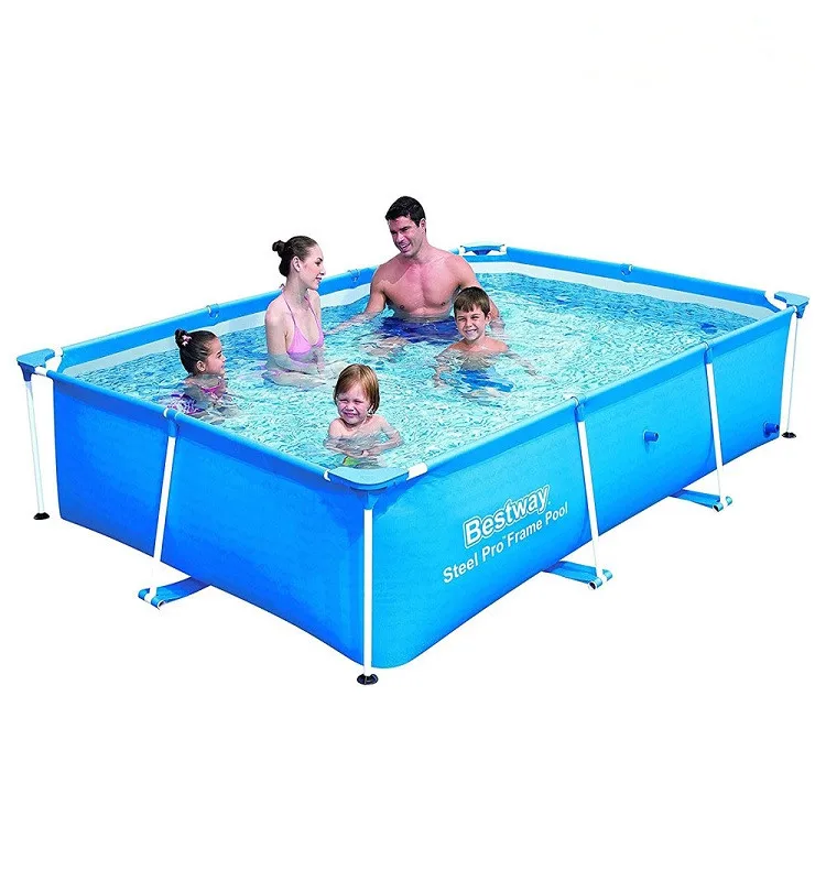 Large over ground metal frame swimming pool inflatable Water Tank steel pool for homes