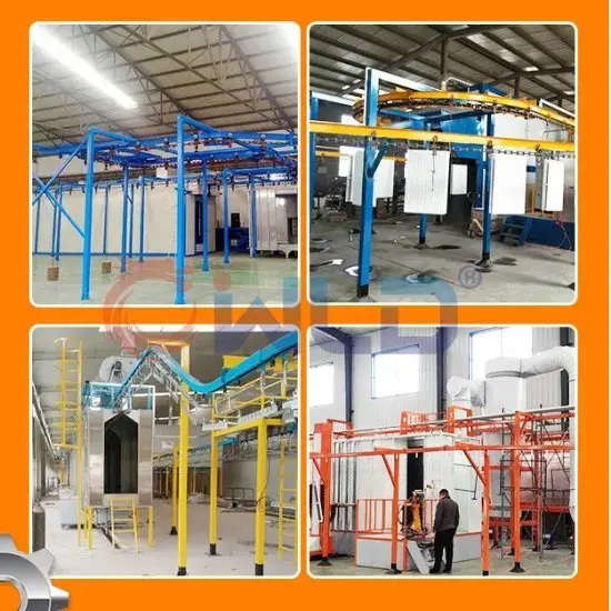 Robot Spraying Full Automatic Painting System Powder Coating Line