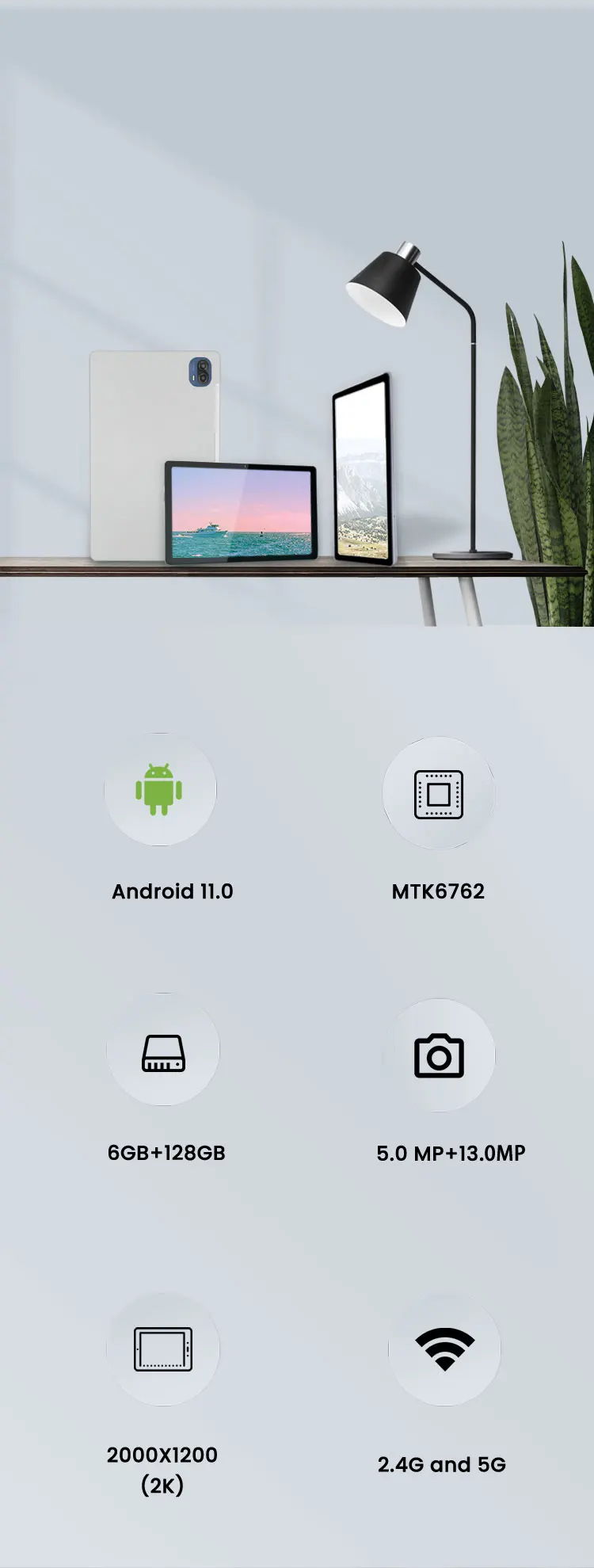 10.4 inch Incell touch screen ram 6gb rom 128gb 4g lte octa core 2000*1200 oem android tablet pc wifi android 11.0 wholesale