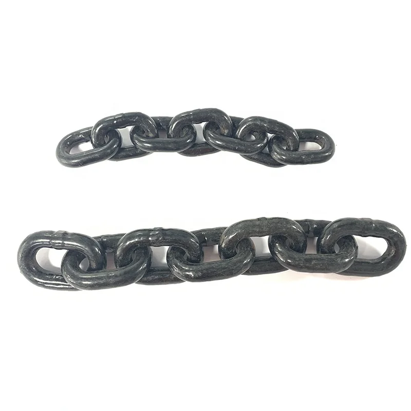 low price steel with spray black lifting welded chain