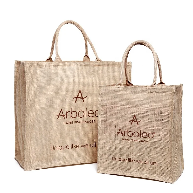 Wholesale high quality biodegradable reusable china jute bags manufacturers