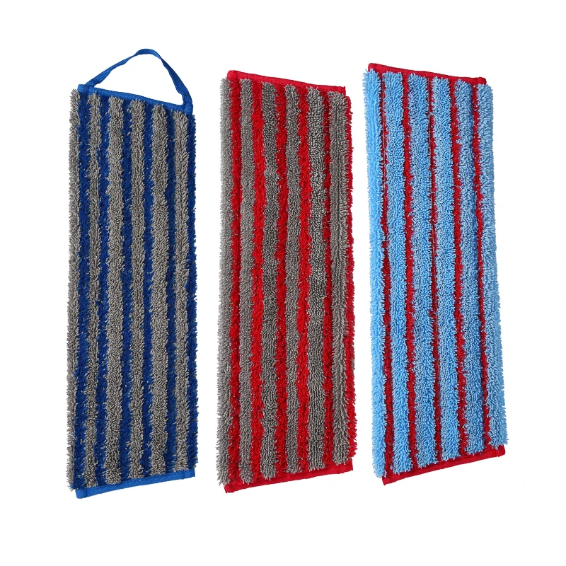 Commercial Industrial Microfiber Trapezoid Scrubbing Twisted Mop Pad Wet Industrial Mops Wet Mops Refill Head Cleaning Tools