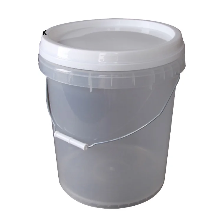 PP new material manufacturers direct sales buckets paint pail 10 liters plastic bucket with lid