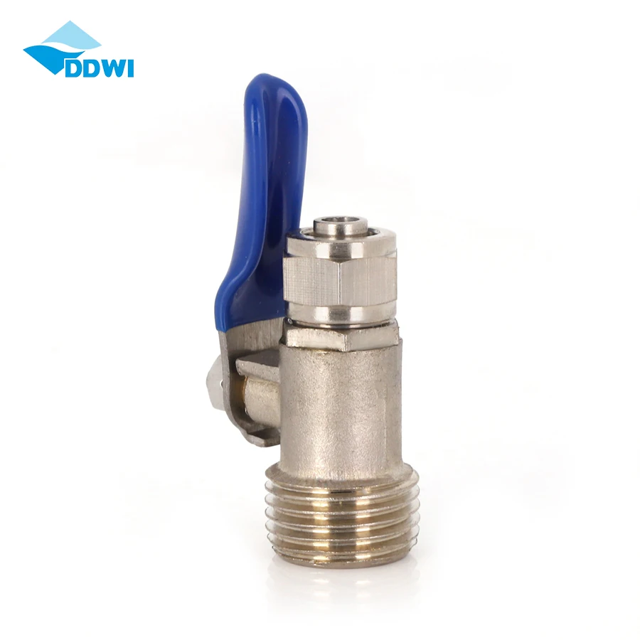 Увлекательная цена, новый тип, фитинг для очистителя воды обратного осмоса, адаптер для подачи воды, латунный шаровой клапан
