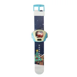 Promotional Christmas gift festival toys digital lcd watch with projection function