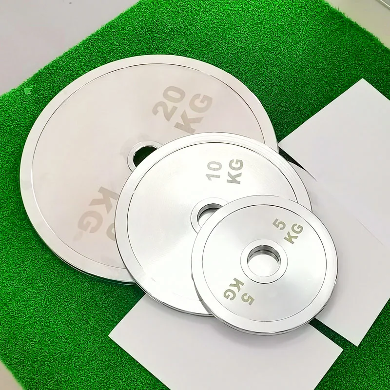 Gym Weight Lifting Workout Pure Steel Plating Powerlifting Weight Steel Plates 0.25 25 155Kg Electroplated Steel Barbell Plate