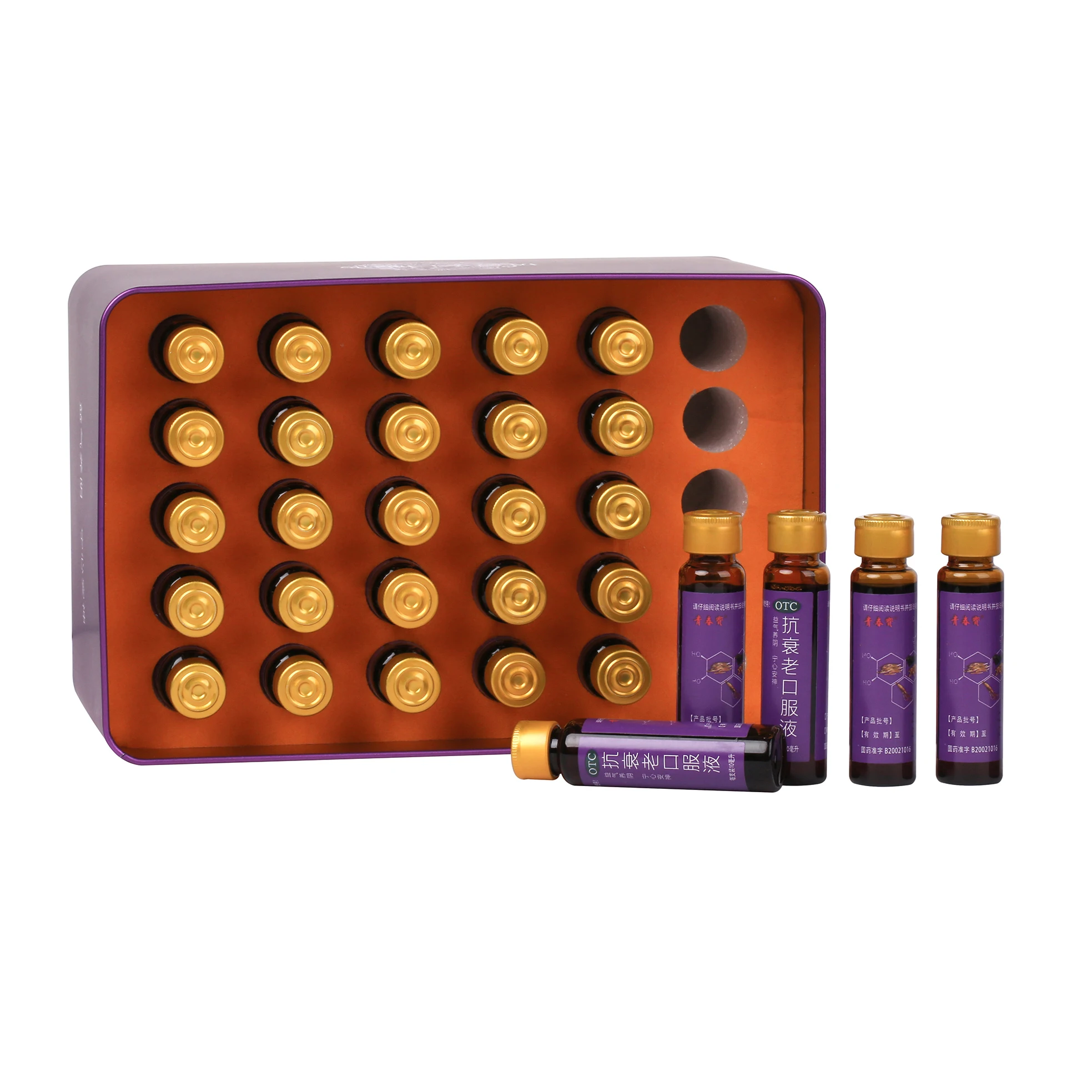 
Qingchunbao anti fatigue anti aging oral liquid red ginseng women healthy oral liquid 