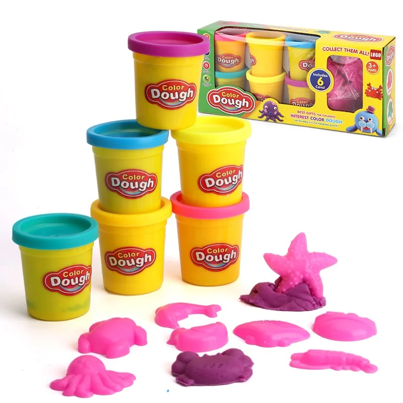 Leemook Wholesale Reusable Non-Toxic Modeling Polymer Clay Play Dough Modeling Clay Playdough For Kids