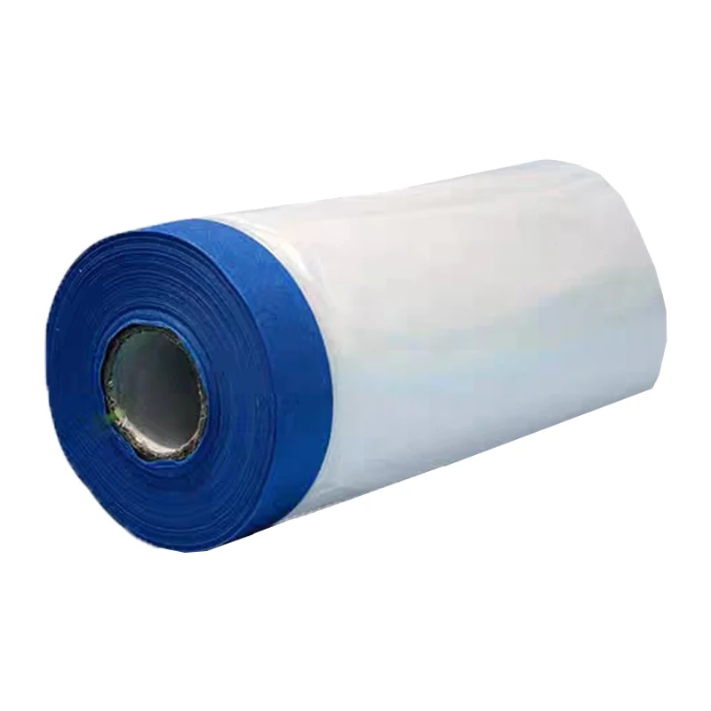 Waterproof Adhesive Tape Masking Film Painting Protection Blue Shrink Film
