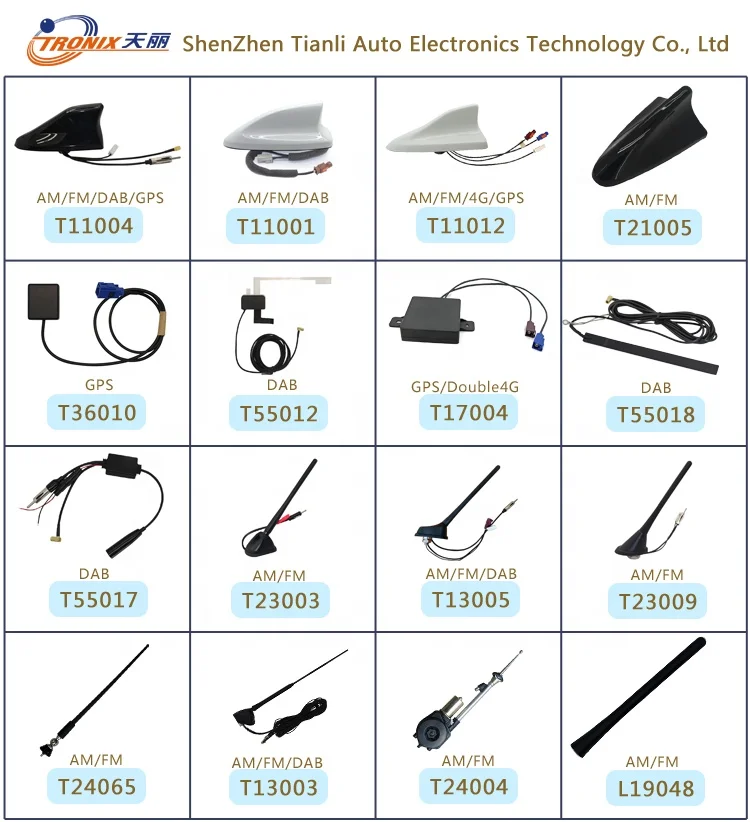 Tronix Automotive Accessories Universal Antenna Roof Mounting AM FM Car 12V Radio Antenna