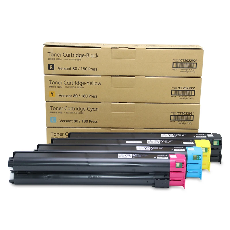 China Original Laser Toner Powder Cartridges For Asia pacific version Xerox versant V80 180