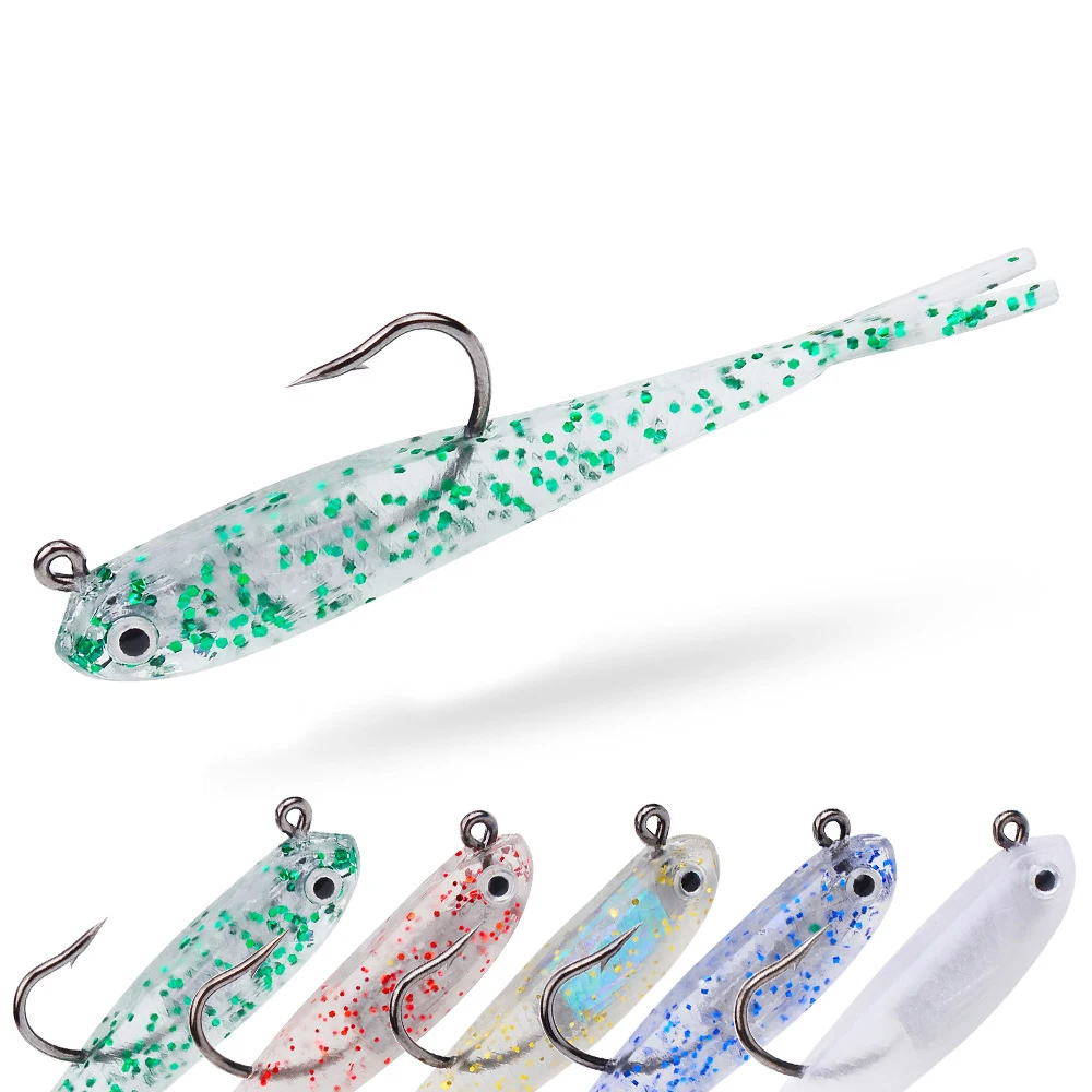 2024 Hot Sales Wholesales saltwater artificial bait opp bag package lead soft fishing sand eel lure