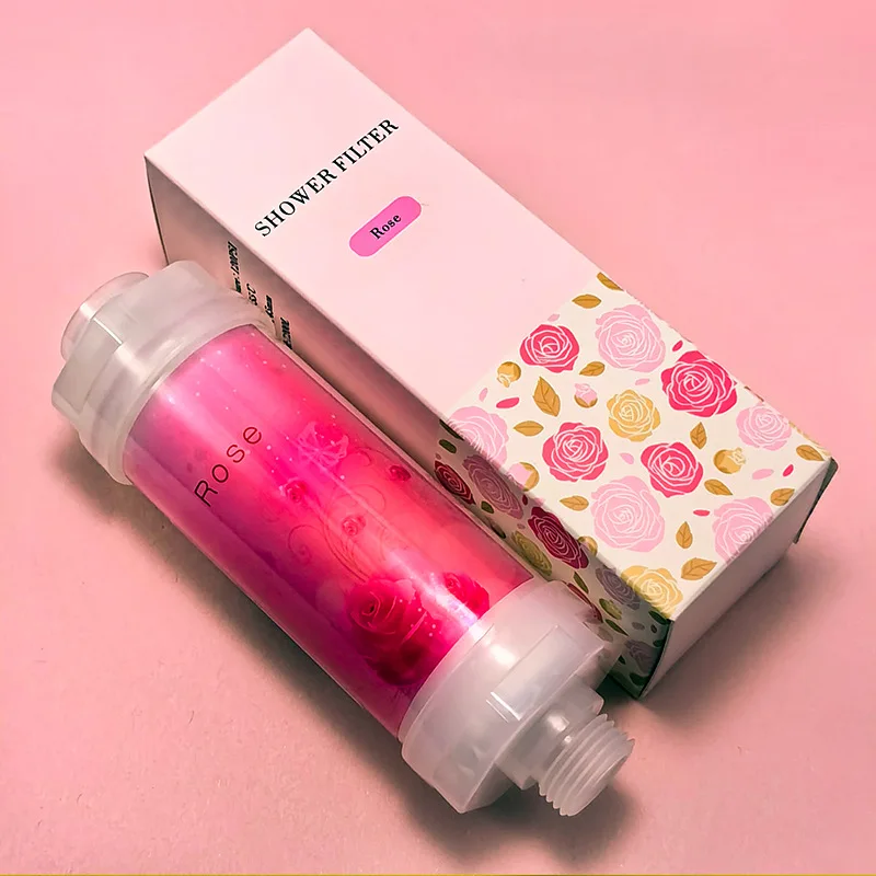 Home Scent SPA Aroma Vitamin C Shower Filter for Bath Anti-aging Skin Care Removing Chlorine  Rose Lemon Lavender Fragrance