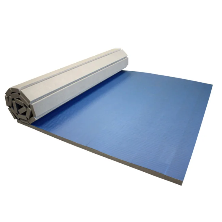 home grappling mma mats Roll out bjj mats with Customized Logo flexi roll tatami mat