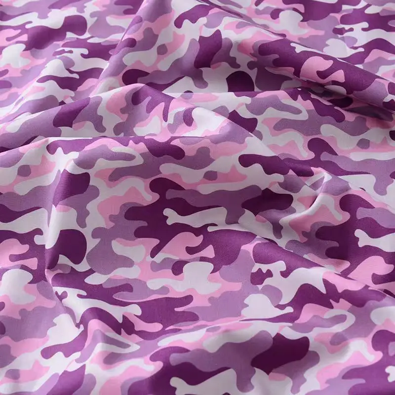 Customize new design digital printing multi-color  polyester ripstop breathable camouflage fabric for outdoor  sportswear