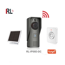 Tuya video door phone outdoor smart ring doorbell wireless 1080p video doorbell camera wireless video intercom with solar panel