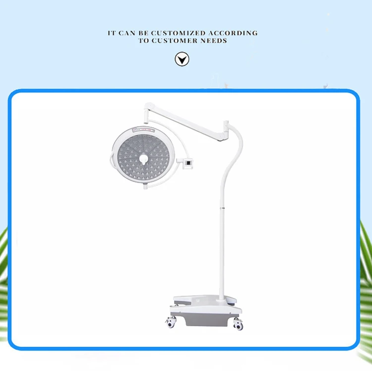 Hospital medical light mobile LED operation exam shadowless lamp for surgical operating room hospital equipment on hot sale