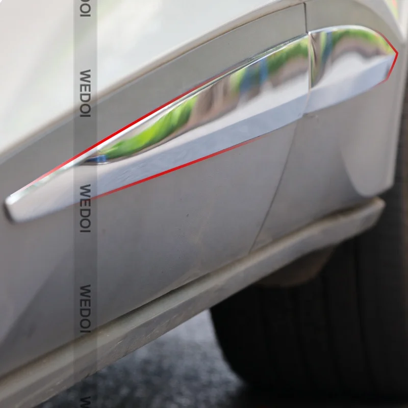 For Volkswagen ID.4 ID4 X Crozz 2021-2022 Stainless steel Chrome Side Door Car Body Molding Cover Trim 4PCS