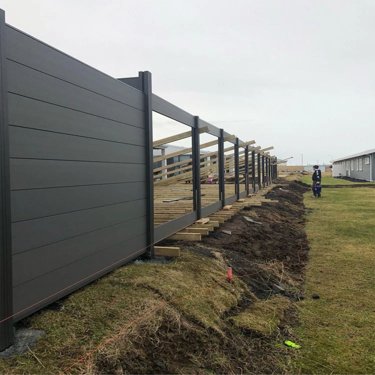 Plastic Composite Manufacturer The Most Popular WPC Wood WPC Fence Wood-plastic Composite Environmental Material Heat Treated