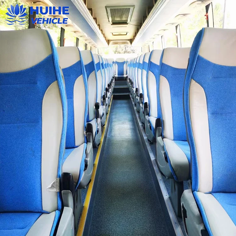 Good Condition Used Higer Bus 55 Seater Bus with Diesel Engine Euro 3 Coach in Africa second hand buses for sale