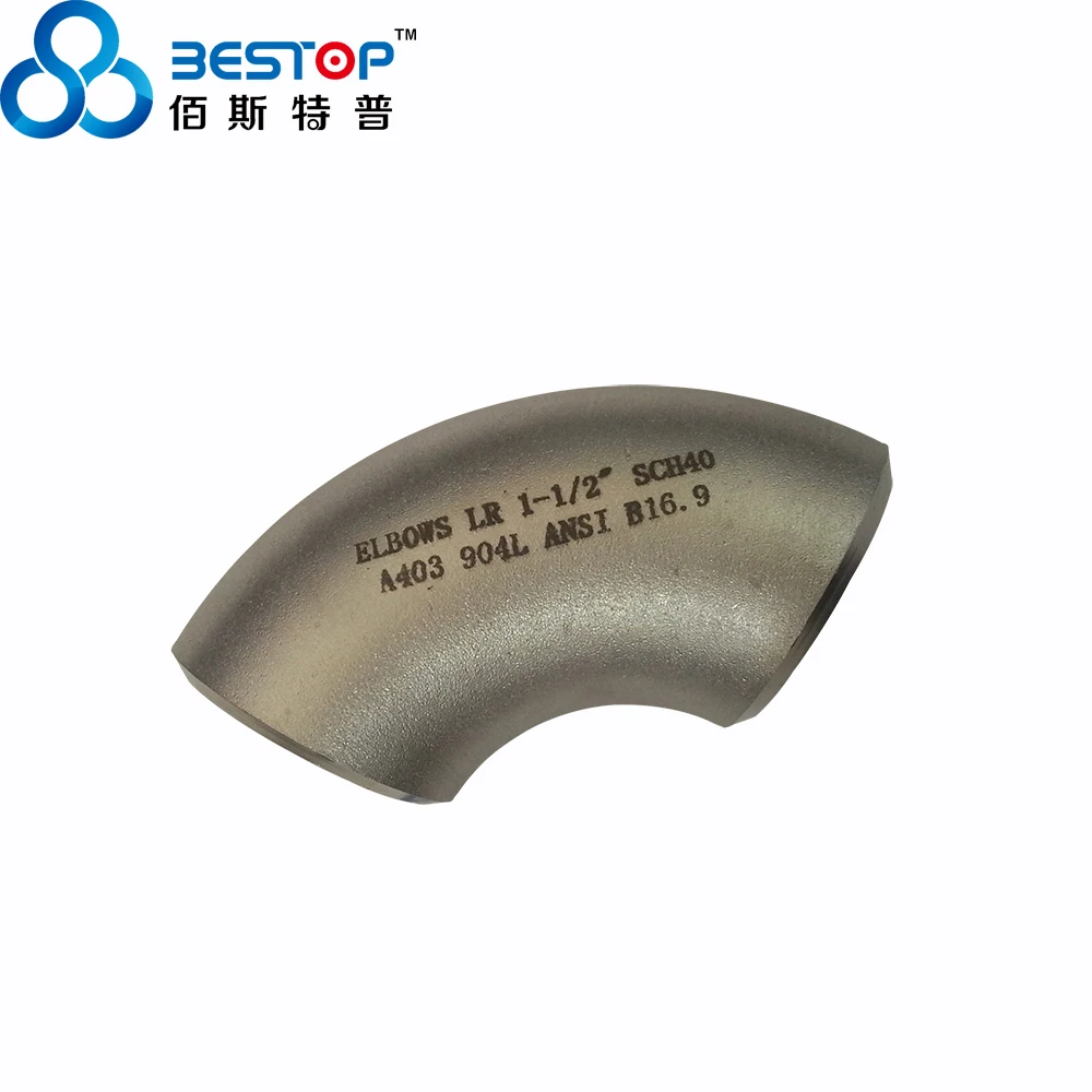Stainless Steel Pipe Fittings Butt-Welding Elbows 90 Degree Long Short Elbow