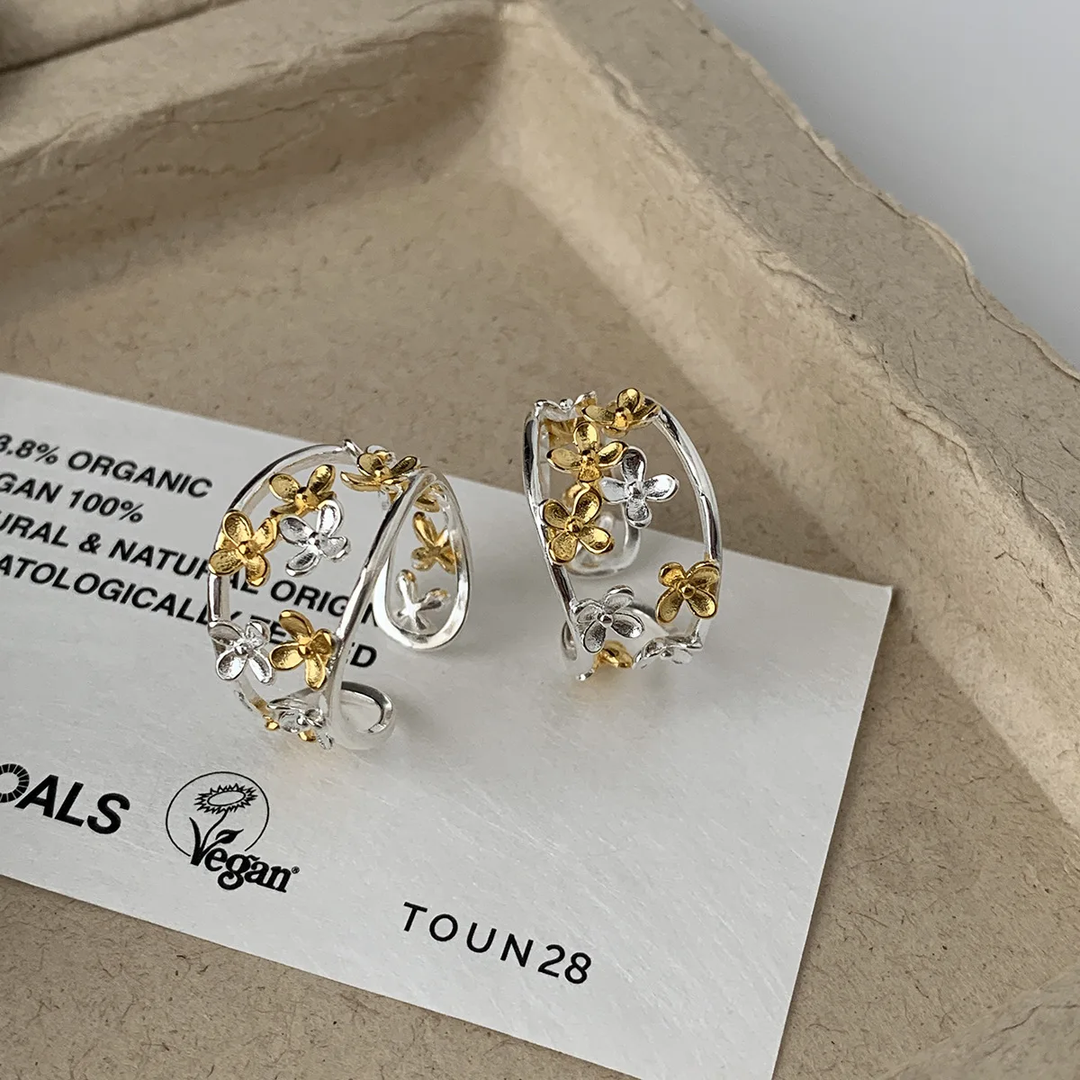 Vintage Elegant Fashion Osmanthus Ring Female Flower Ring Jewelry Jewelry Charm Jewelry For Women