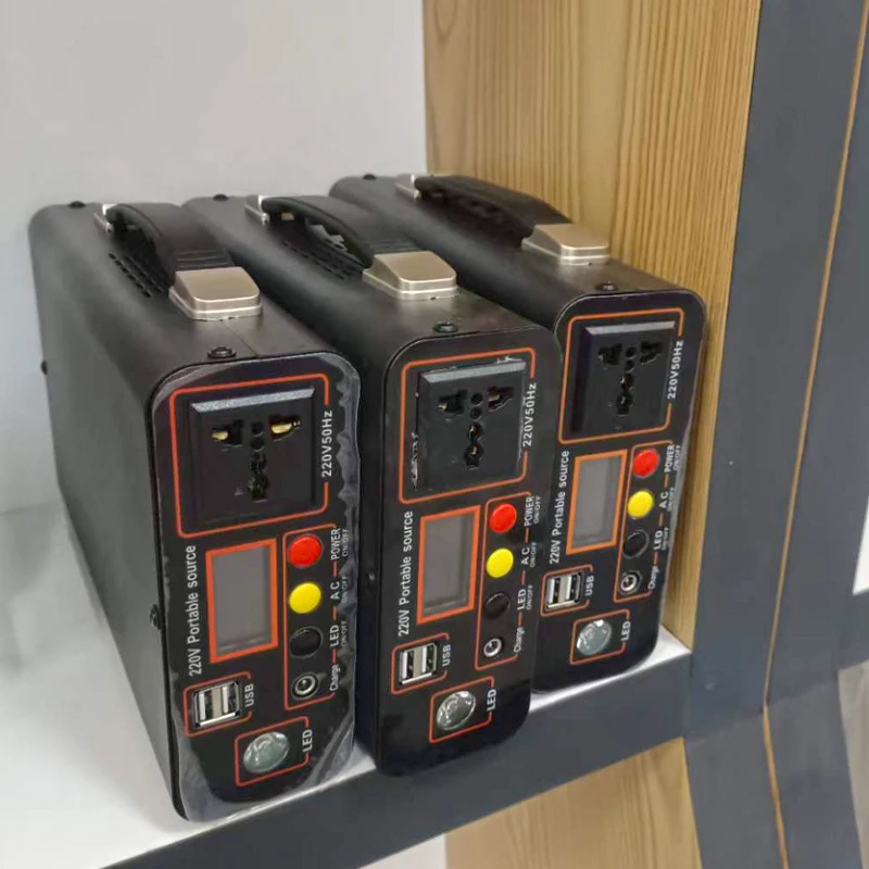 Прямая Продажа с завода 300 Вт портативная электростанция 220 В USB-выход зарядное устройство для телефона светодиодный свет 167 45000 мАч литиевая батарея