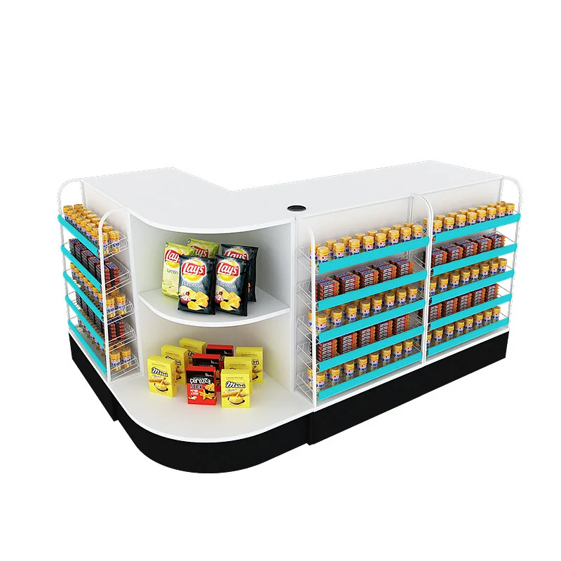 Meicheng Custom Color Wholesale Convenience Store Checkout Counters For Supermarkets