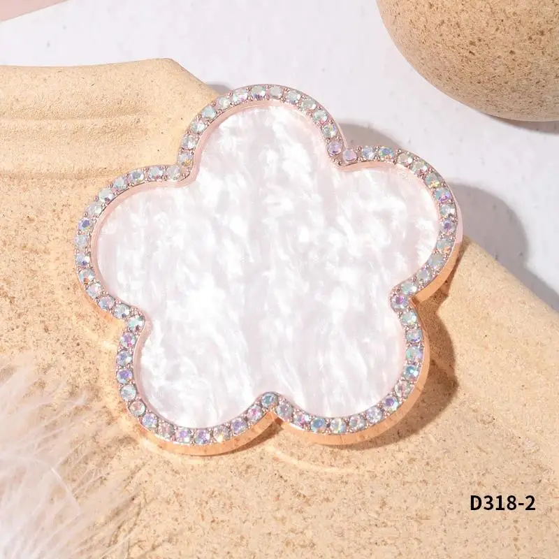 Vintage Pearl Round Flower Sector Shaped False Nail Tips Rhinestones Display Stand Nail Art Palette Tool