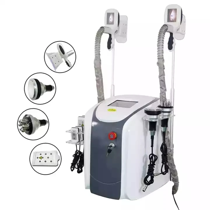 Professional Double Head 360 Frozen Beauty Instrument Frozen 40K Radio Frequency Negative Pressure Shaping Instrument
