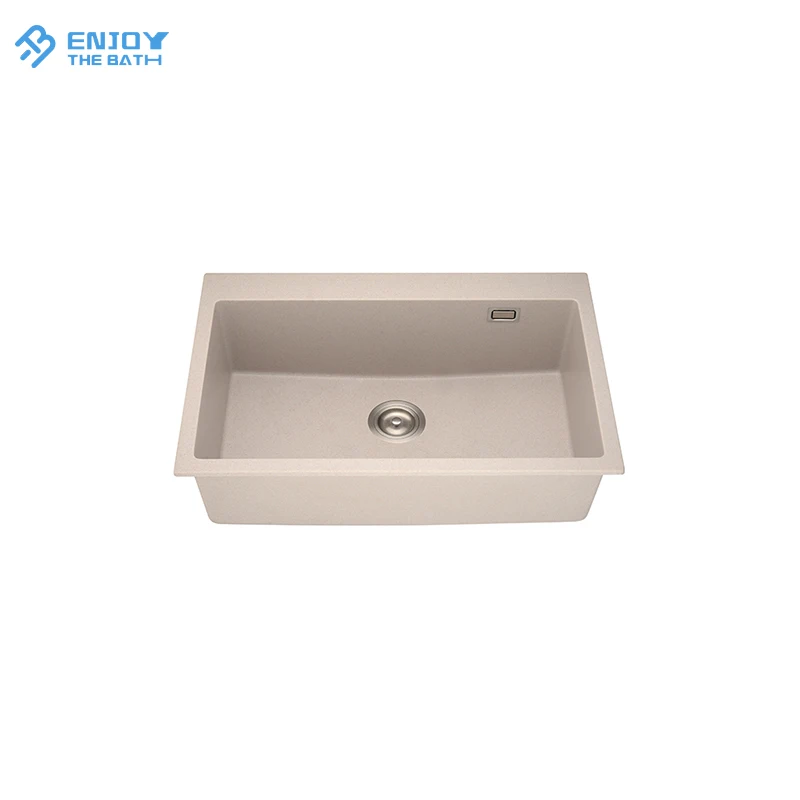 ETB concrete bathroom dual sink modern kitchen sink
