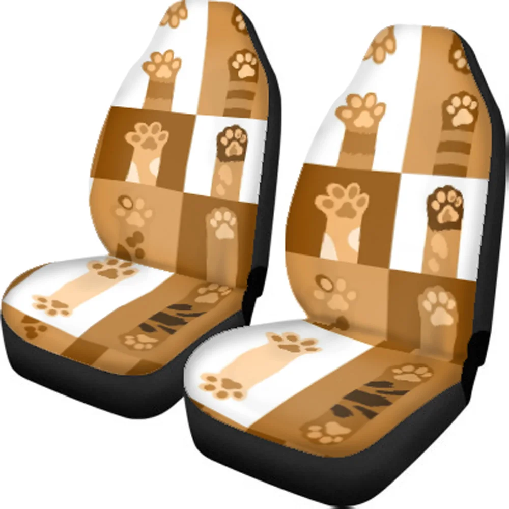 1MOQ Dropshippig Wholesale Car Seat Cover Luxury Cartoon Animal Dog Cats Print Seat Covers For Car Fashion Custom Car Seat Cover