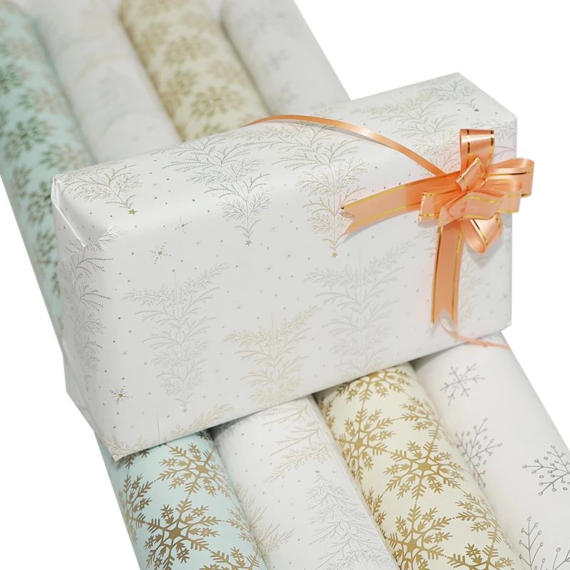 Wholesale Flavored Rolling Paper Colores Flower Wrapping Paper Set with Custom Logo