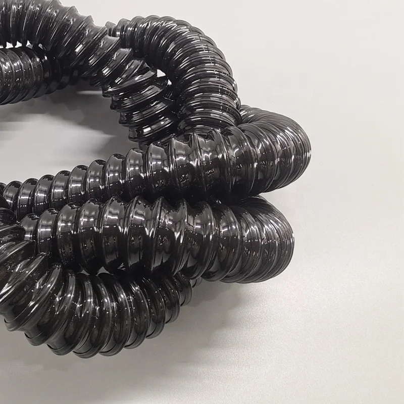 Гибкие полиуретановые трубы для труб из проволоки, плавное всасывание пыли воздуха, силиконовый шланг высокого давления