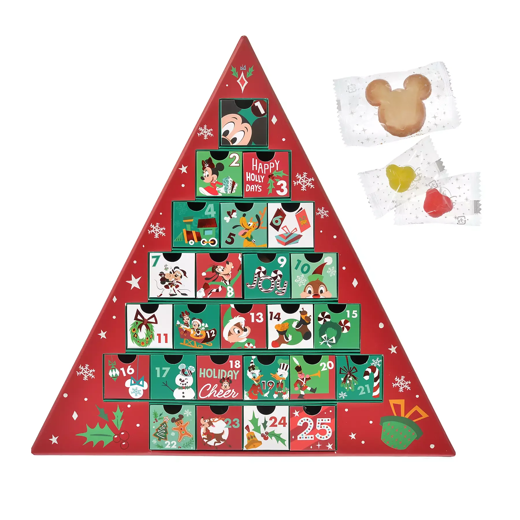 Custom Printed Cardboard Paper Gift Box Birthday Countdown Calendar