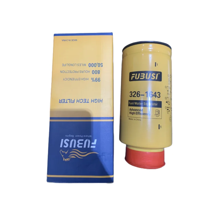 Fuel filter 326-1643 3261643 P551110 oil-Water separator filter element for truck excavators