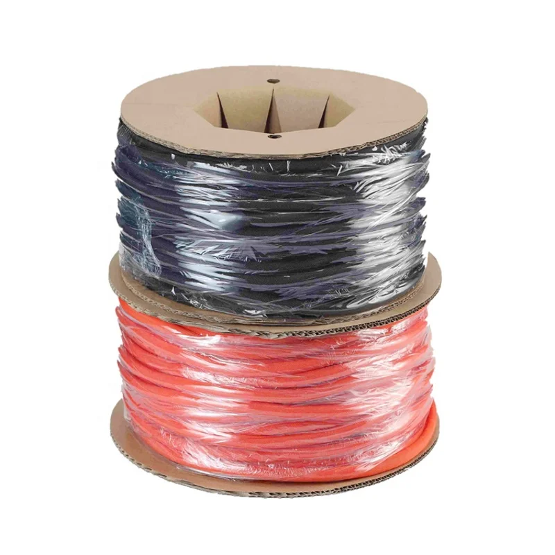 Various colors of fabric cable sleeves and cable protection sleeves