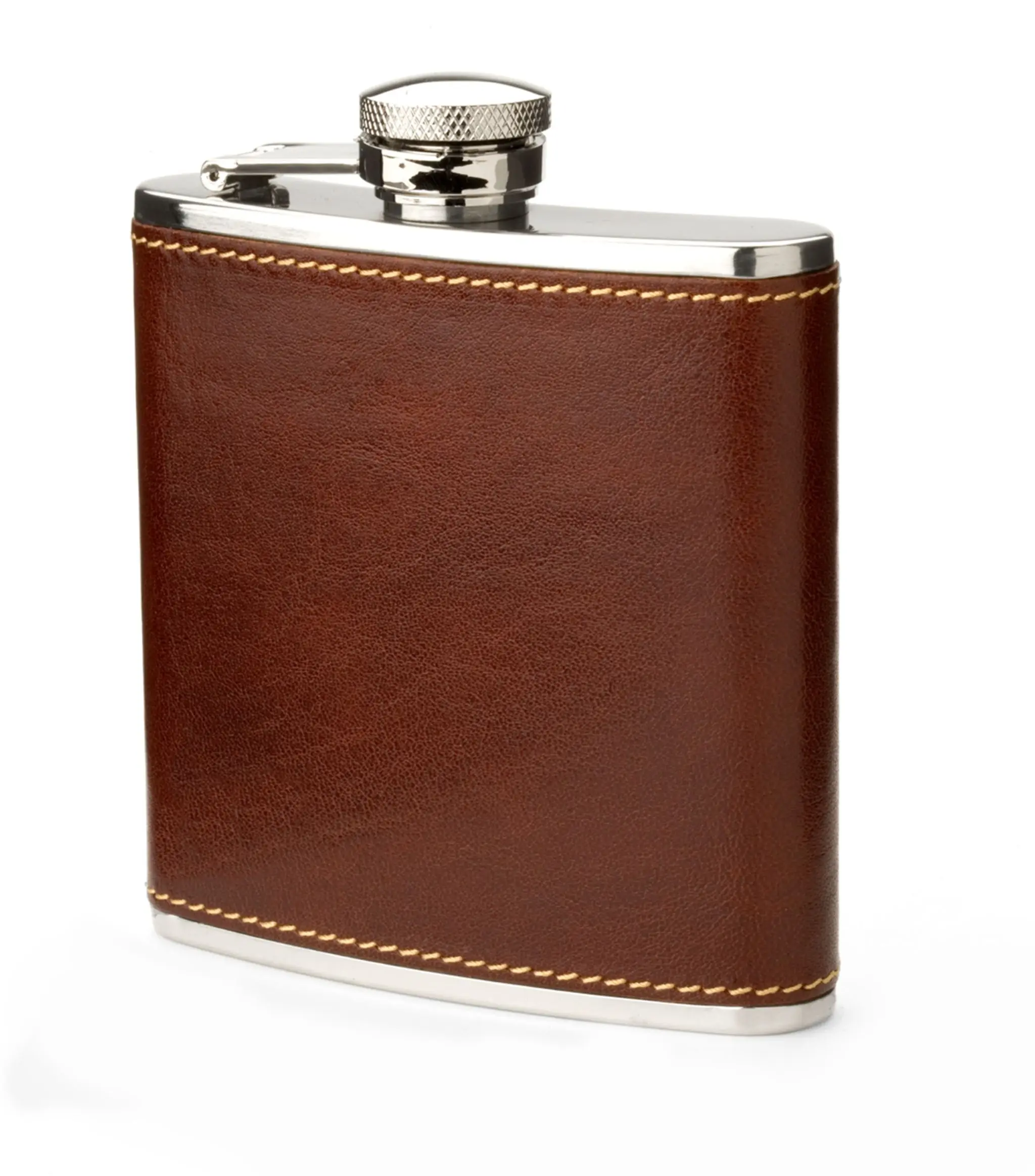 Wholesale custom camping 5oz 6oz 7oz 8oz personalised wholesale whisky leather hip flasks