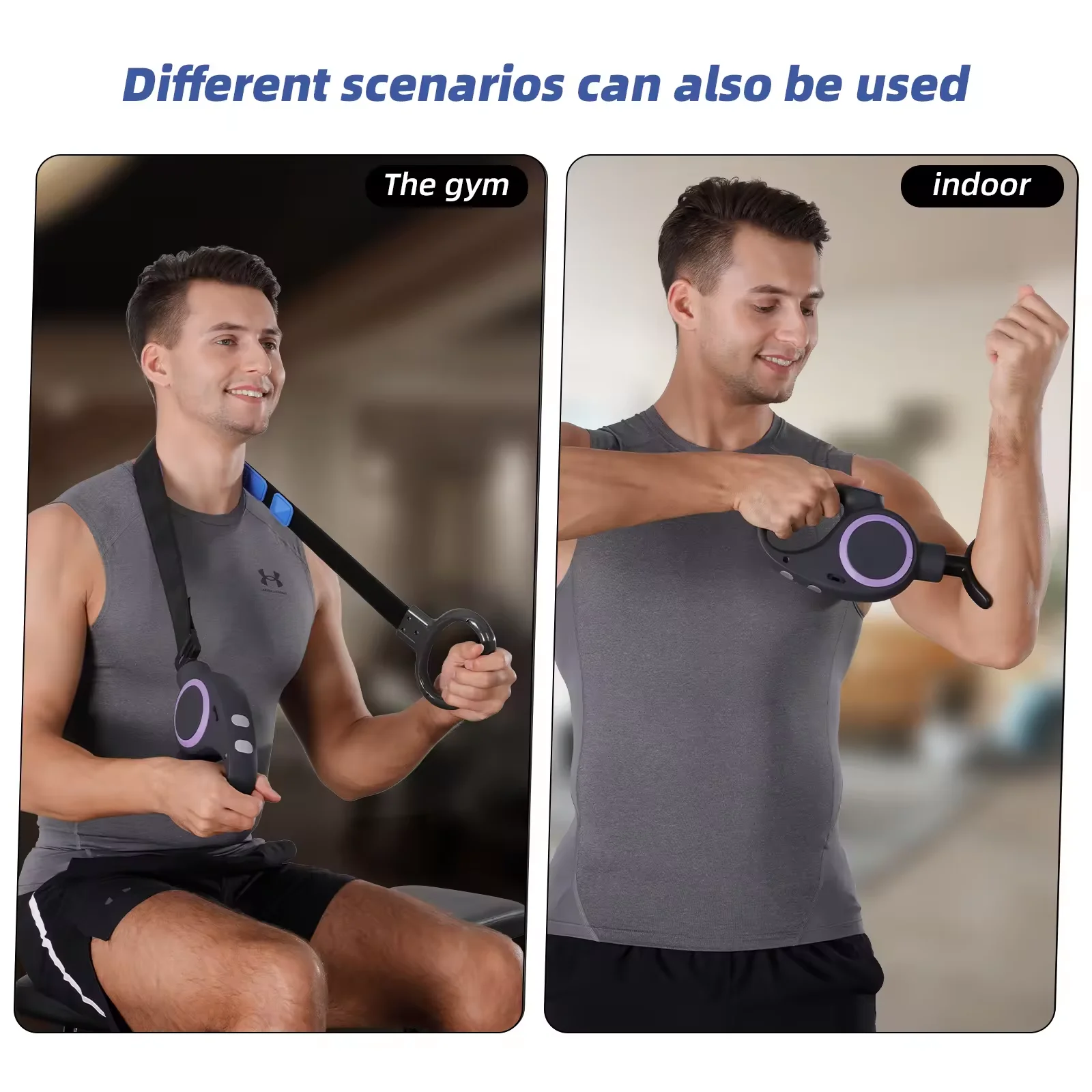 Best Sell Portable Lightweight Deep Tissue Percussion Muscle Sex Toy Super Mini Massage Gun With 7pcs Massage Head